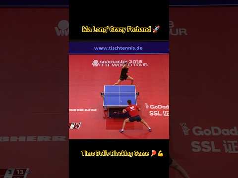 Ma Long vs Timo Boll ♥️🏓💯 #tabletennis #shorts #viralshorts #wtt #ittf