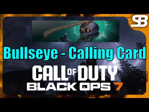 BO7 Bullseye Calling Card (Black Ops 7 Zombies Bullseye Calling Card)