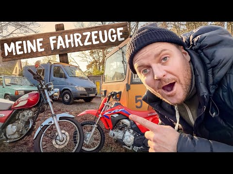 11 vehicles in the fleet! From mopeds to Sprinters…