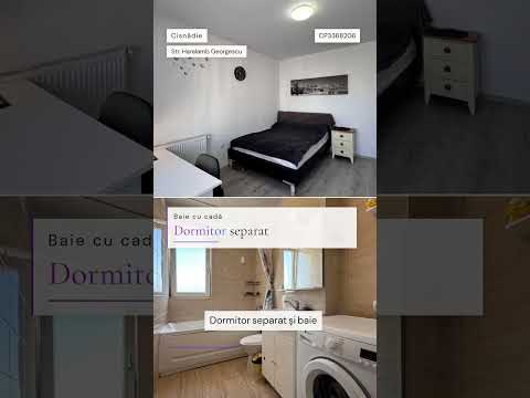 Apartament 2 Camere utilat si mobilat cu balcon si Parcare - Cartier Arhitectilor — Video