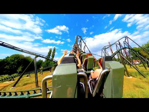 KONDAA - Intamin MEGA Coaster - Back Row POV - Walibi Belgium