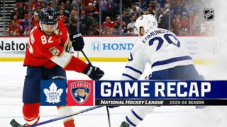 Maple Leafs @ Panthers 4/16 | NHL Highlights 2024
