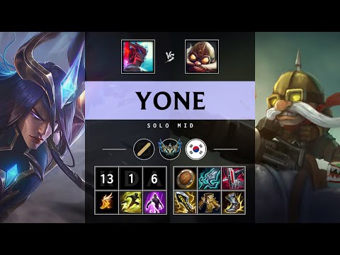 Yone Mid vs Corki - KR Challenger Patch 25.13
