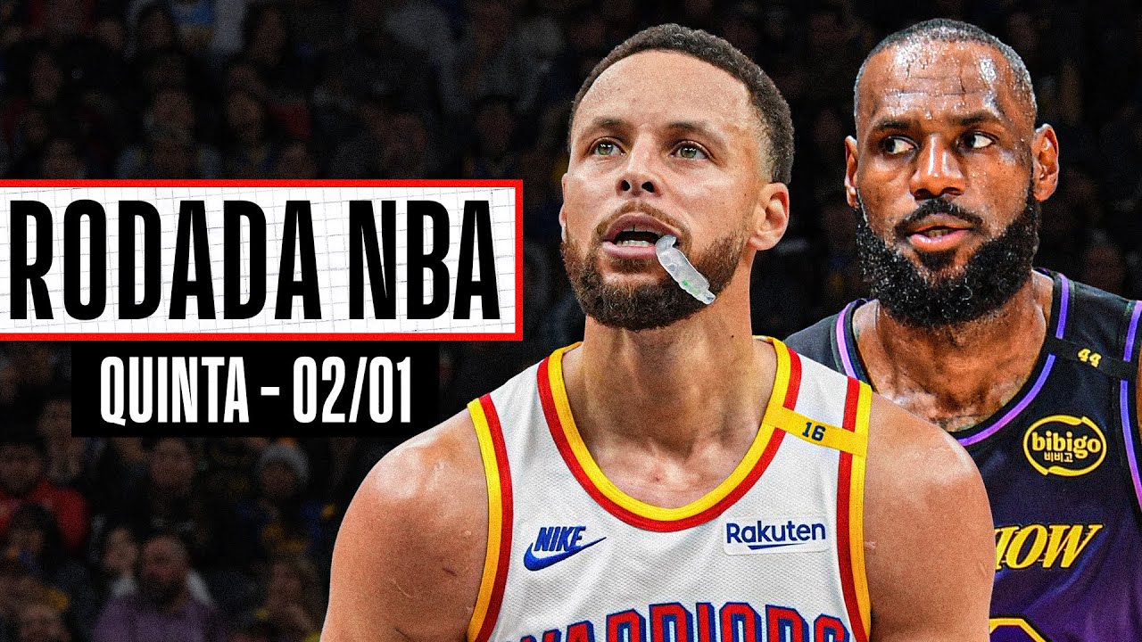 LEBRON decide para os Lakers; CURRY brilha contra os 76ers - Rodada NBA 02/01