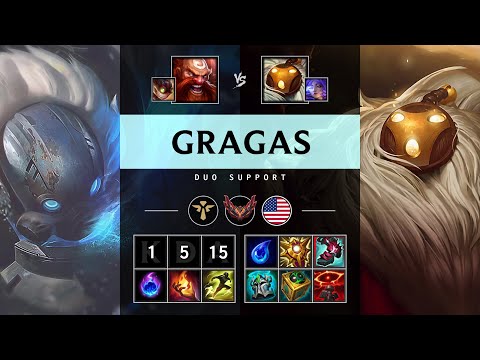 Gragas Support vs Bard - NA Grandmaster Patch 25.15