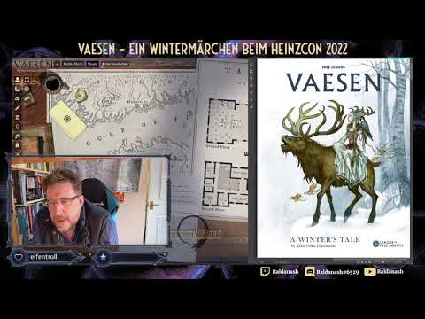 Wir spielen Vaesen - Ein Wintermärchen @Heinzcon 2022 (Uhrwerk Verlag)