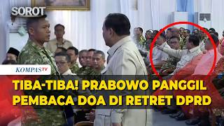 Download lagu President Prabowo Suddenly Summons TNI Soldiers to Recite Prayers at a Retreat for Regional Peopl... mp3