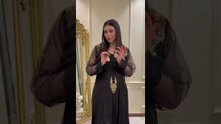 Hand Embroidered Pure Chiffon Sharara - Video 5
