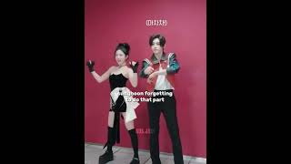 behind the scenes of drama challenge with sunghoon💃#sunghoon #enhypen #ningning #aespa #kpop#shorts