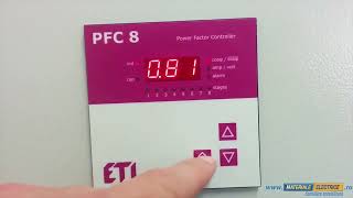 Miniatură video PFC 8 RS Controler pentru  baterie de condensatori