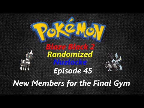 Pokemon Blaze Black 2 Randomized Nuzlocke Episode 45 With FACECAM "New Members for the Final Gym"
