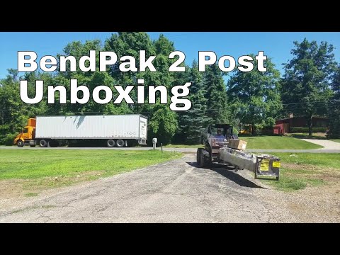 BendPak 2-Post Lift Unboxing