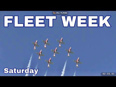 Saturday at San Francisco Fleet Week 2025 LIVE IRL Stream