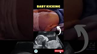 How Baby Kicks in Mothers Belly  Baby moving in Be