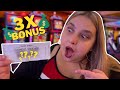 BIG WIN Spending 100 At The Casino Bonus After Bonus