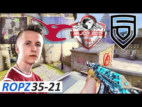 🇪🇪 ropz 35-21 POV / mousesports vs PENTA / PGL Major Krakow 2017 Main Qualifier
