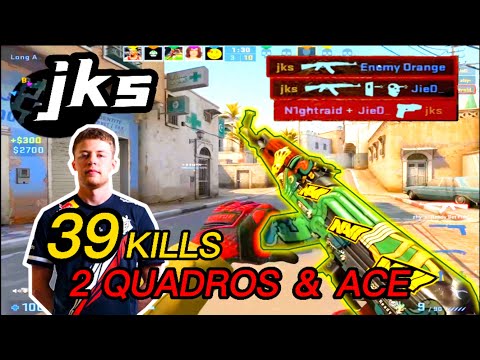 jks Faceit Dust2 POV - 39Kills - 2 Quadros - 1 ACE - 2.05 K/D Ratio