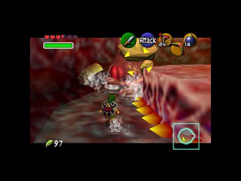 How to kill the Giant Octopus mini boss guy - Zelda: Ocarina of Time
