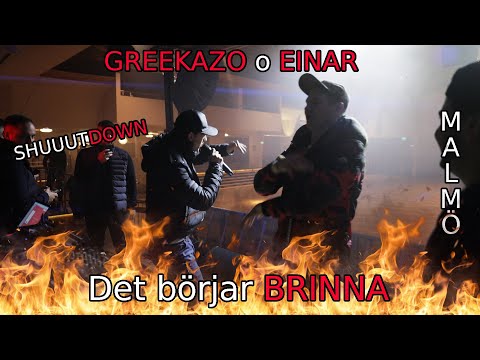 EINAR o GREEKAZO GÖR ATT MALMÖ BRINNER!! | VLOGG 11
