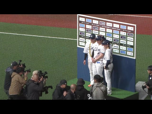 ライオンズ・甲斐野央投手・元山飛優選手・西川愛也選手ヒーローインタビュー 5月7日 埼玉西武ライオンズ 対 福岡ソフトバンクホークス