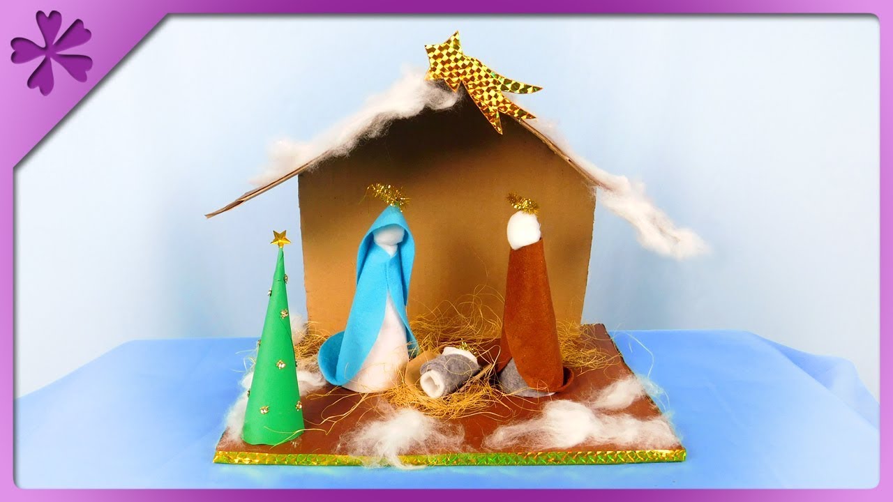 Watch DIY How to make cardboard Christmas crib and figures (ENG Subtitles) - Speed up #428 now DIY How to make cardboard Christmas crib and figures (ENG Subtitles) - Speed up #428