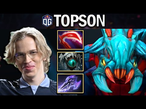 OG.TOPSON WEAVER WITH 18 KILLS - DOTA 2 7.28 GAMEPLAY