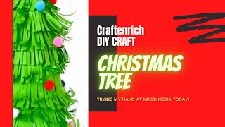Christmas tree diy paper | DIY Crafts Christmas tree | Craftenrich 2020