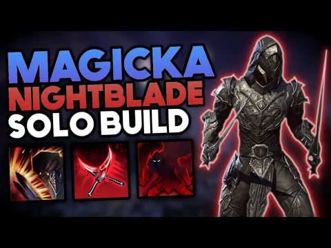 Magicka Nightblade Solo Build for Veteran HM Dungeons & World Bosses | Update 48