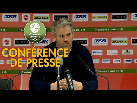 Conférence de presse Valenciennes FC - FC Lorient ( 1-2 )  / 2018-19
