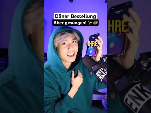 Kostenloser Döner? So gehts! HAHA #bestellung #singen #humor #ytshorts #lustig #bts #ytshort