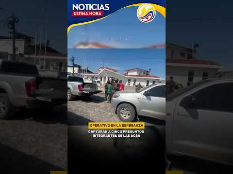 CINCO CAPTURAD0S EN OPERATIV0 CONTRA LAS ACSN.