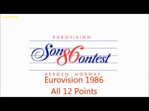 Eurovision 1986 All 12 Points