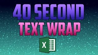 Excel 2016 : How to Wrap Text | Fit Text in Cell