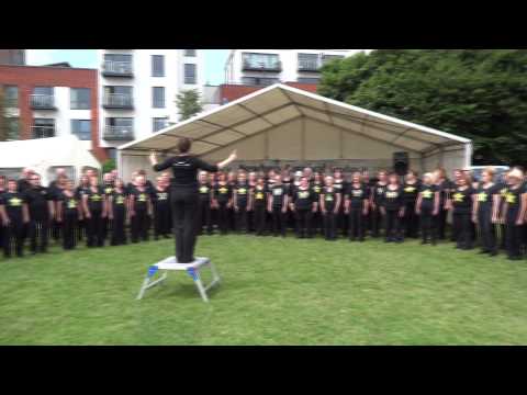 Newbury and Thatcham Rock Choir at  Newbury Carnival 2015