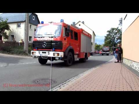125 Jahre Freiwillige Feuerwehr Langenwetzendorf - Festumzug 28.08.2011.wmv