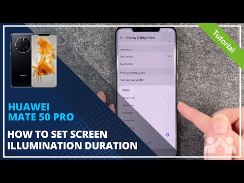 HUAWEI Mate 50 Pro - How to change Screen Timeout • 📱 • 🔆 • ⏱ • Tutorial