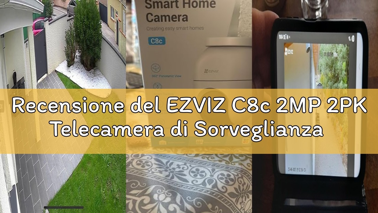 Miniatura da avaliação em vídeo de Câmera de Segurança Externa Ezviz C8C Wi-Fi 2MP Full HD 360° CS-C8C