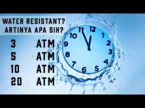 Apa Arti ATM/BAR Pada Jam Tangan? Penjelasan Water Resistant Pada Jam Tangan