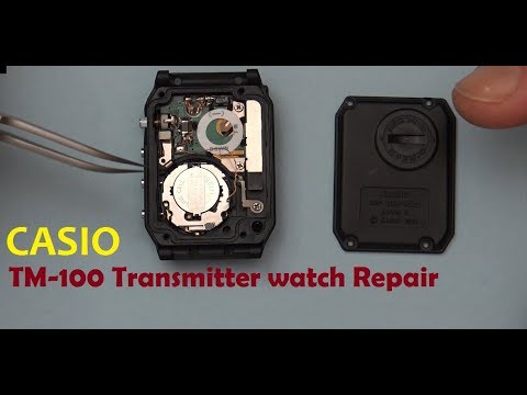 Casio TM-100 Transmittter watch "Repair" - VintageDigitalWatches Ep 38