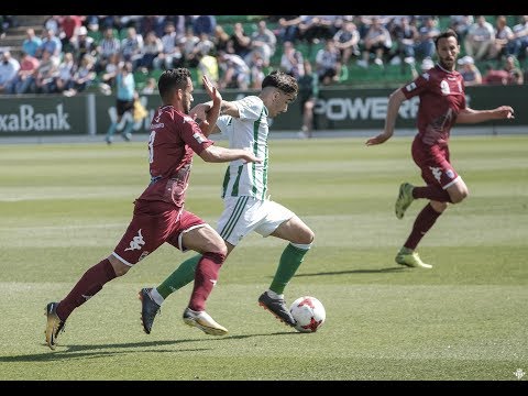 Resumen del partido Betis Deportivo-CD Badajoz (3-1)