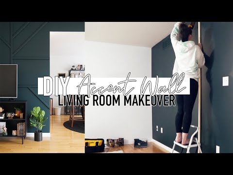 image-Where should the feature wall be in a living room?