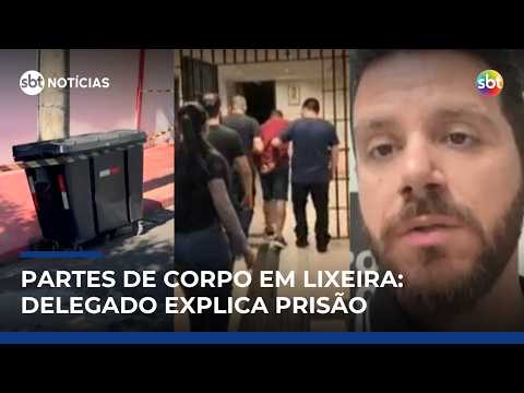 Corpo esquartejado em lixeira: delegado conta como prendeu suspeito no interior de SP | #SBTNotícias
