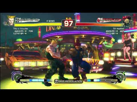 [Guile] TKo x Isoudw vs TR Halibel [Akuma] SSF4 Arcade Edition