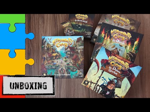 #Unboxing - Merchants Cove + alle Erweiterungen (Final Frontier Games 2021) | Kickstarter