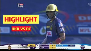 IPL 2020 KKR VS DC Full Match Highlights | KKR Vs DC Match Highlights 2020