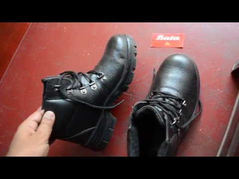 Bata endura high cut steel toe work safety shoe review