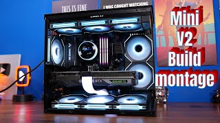 Lian Li O11D Mini V2 PC build montage