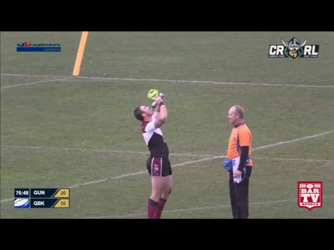 2017 Canberra RL Round 13 1st Grade - Gungahlin Bulls v Queanbeyan Kangaroos