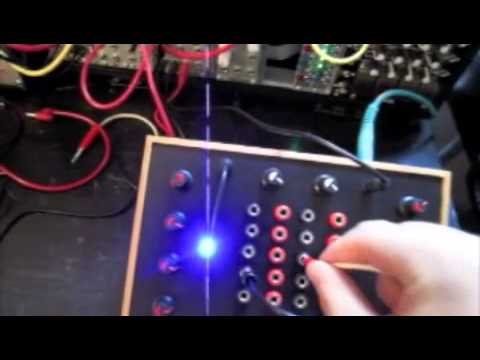 Sonic Architecture Lab V2 being modulated by eurorack and diy sequencer