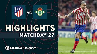 Videoresumen del Atlético - Betis Videoresumen del Atlético - Betis